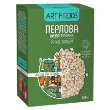 Крупа перлова Art Foods у пакетиках 4*125г mini slide 1