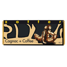 Шоколад чорний з кавою та коньяком Zotter 70г mini slide 1