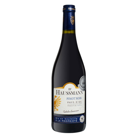 Вино Haussmann Pinot Noir червоне сухе 12,5% 0,75л slide 1