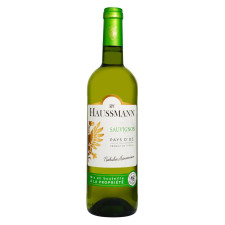 Вино Haussmann Sauvignon біле сухе 12,5% 0,75л mini slide 1