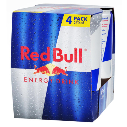 Напій енергетичний Red Bull 250мл х 4шт slide 1