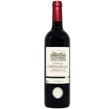 Вино Chateau Chivadeau Bordeaux червоне сухе 13% 0,75л mini slide 1