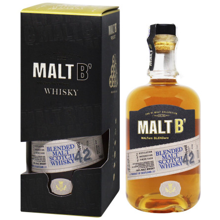 Віскі Malt B Scotch 40% 0,7л