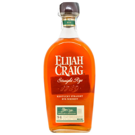 Віскі Heaven Hill Distilleries Elijah Craig Straight Rye 0.75 л