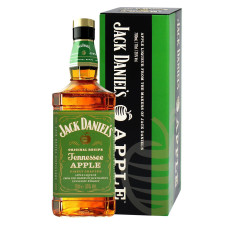 Напій алкогольний на основі віскі Jack Daniel’s Apple 35% 0,7л вметалевій коробці mini slide 1