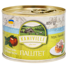 Паштет Kaniville м’ясний з томатами та базиліком 185г mini slide 1