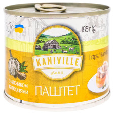 Паштет Kaneville мясной с чесноком и перцем 185г mini slide 1