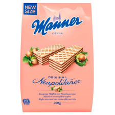 Вафли Manner Neapolitaner ореховый крем 200г mini slide 1