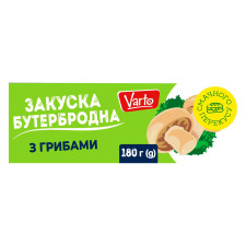Закуска Varto бутербродна з грибами 180г mini slide 1