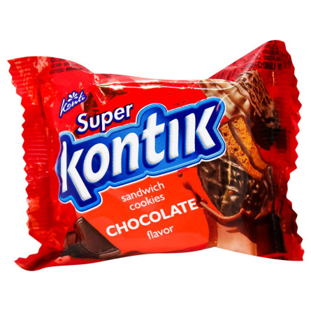 Печиво-сендвіч Konti Super Kontik шоколадний смак 45г