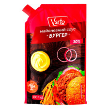 Майонезний соус Varto Бургер 180г mini slide 1
