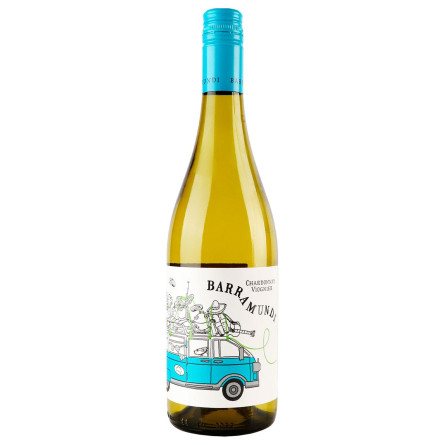 Вино Barramundi Chardonnay Viognier белое сухое 13,5% 0,75л slide 1