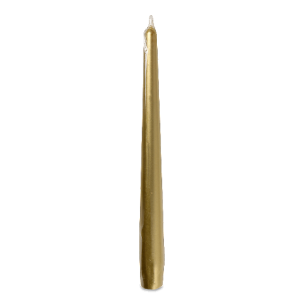 Свічка Bolsius золота 245X24 мм slide 1