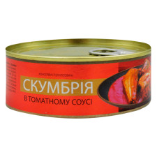 Скумбрія Veta Trading у томатному соусі 240г mini slide 1