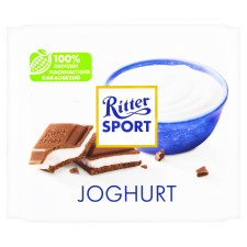 Шоколад молочний Ritter Sport з йогуртовою начинкою 250г mini slide 1