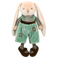 Плюшева іграшка кроленя Little Bunny Brothers Green 20cm 1 шт mini slide 1