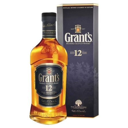 Виски Grants 12 лет 40% 0,75л slide 1
