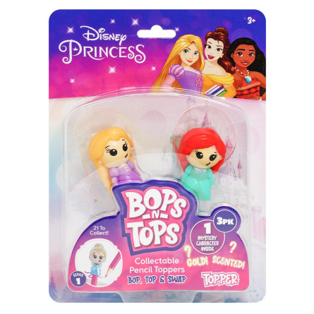 Набор фигурок Sambro Bop n tops Disney Princess 3шт в ассортименте