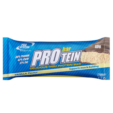 Батончик протеїновий Pro Nutrition ваніль 40г