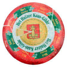 Сыр Huizer Kaas-Gilde Гауда песто красный 50% mini slide 1