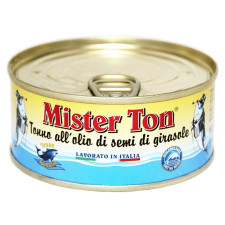 Тунець Mister Ton в соняшниковій олії 160г mini slide 1