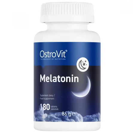 Добавка пищевая OstroVit Мелатонин 180шт