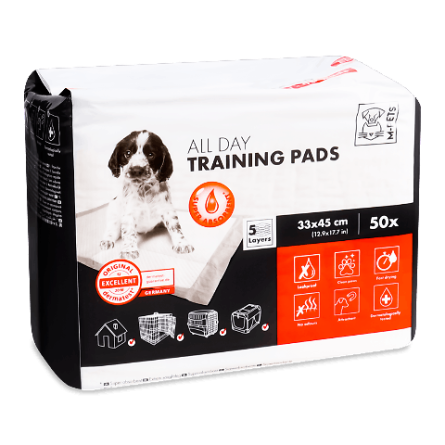 Пелюшки д/тварин M-Pets All Day Puppy гігієн 33x45
