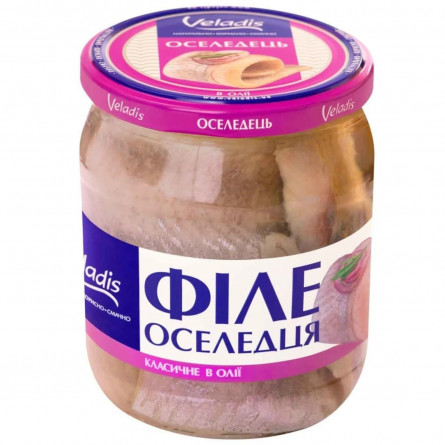 Оселедець Veladis філе в олії 470г