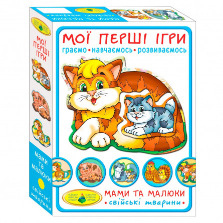 Игра Мои первые игры Энергия Паззл Домашние животные