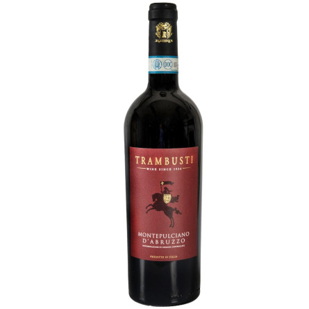 Вино Trambusti Montepulciano d'abruzzo DOC червоне сухе 12.5% 0.75л