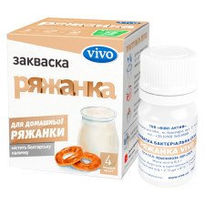 Закваска Vivo Ряженка 4шт*0,5г mini slide 1