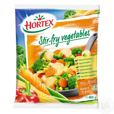Овочі для смаження Hortex заморожені 400г