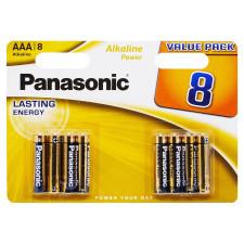 Батарейка Panasonic ААА 8шт mini slide 1