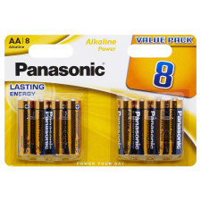 Батарейка Panasonic АА 8шт mini slide 1
