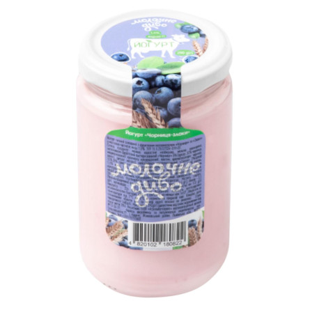 Йогурт Молочное Чудо Черника-злаки 1,5% 290г