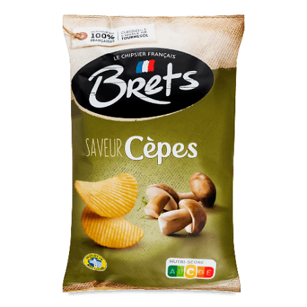 Чипси Bret's картопляні зі смаком білих грибів