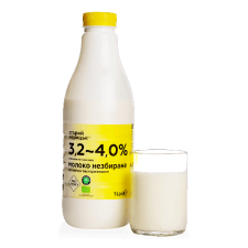 Молоко незбиране органічне «Старий Порицьк», 3,2-4% mini slide 1