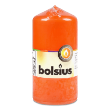 Свічка Bolsius помаранчева 120/60мм mini slide 1