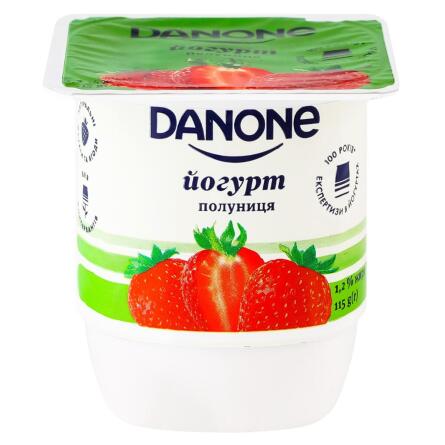 Йогурт Danone полуниця 1,2% 115г