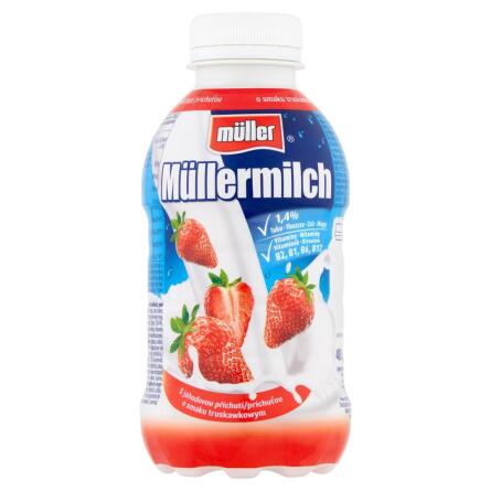 Шейк молочний Muller полуниця 1,4% 0,4л