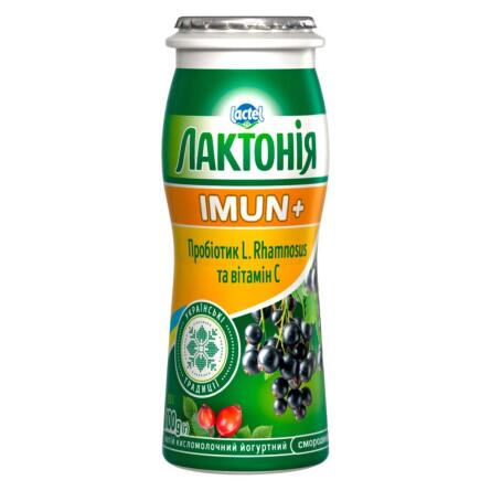 Напій кисломолочний йогуртний Лактонія Imun+ смородина-шипшина 1,5% 100г