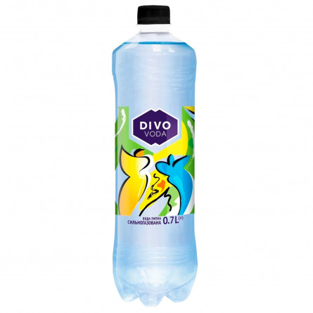 Вода Divo Спорт сильногазированная 0,7л