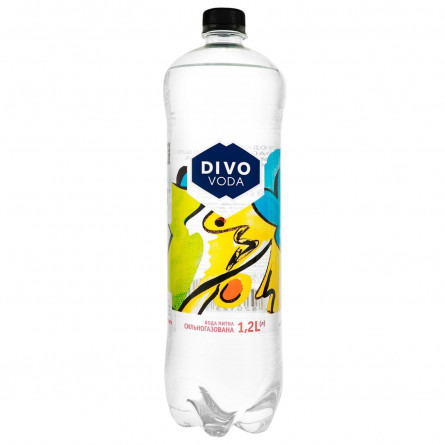 Вода питна Divo Voda сильногазована 1,2л