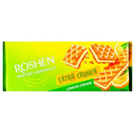 Вафли Roshen Wafers Sandwich Extra Crunch лимон 142г