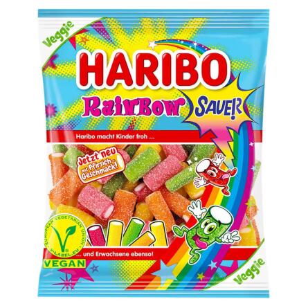 Цукерки Haribo Цукрова веселка 160г