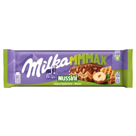 Шоколад молочный Milka Nussini с измельченным фундуком и вафлей 270г