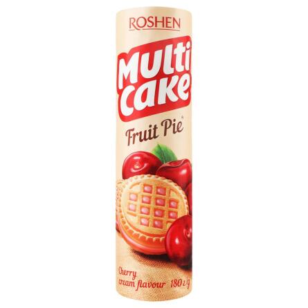 Печиво Roshen Multicake з начинкою вишня-крем 180г