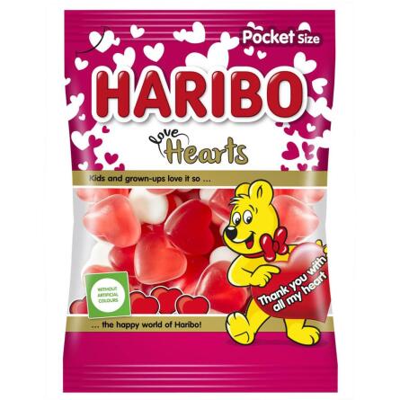 Цукерки Haribo Hearts 100г