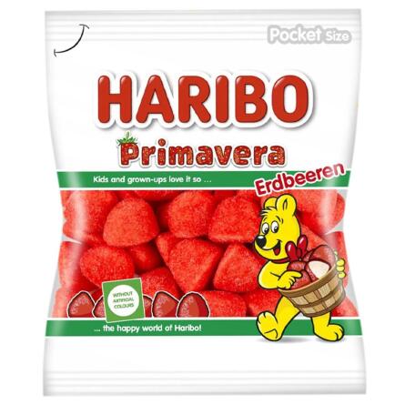 Конфеты Haribo Primavera клубника 100г