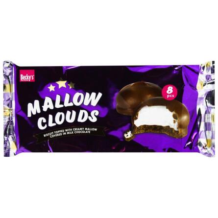 Печиво Becky's Mallow Clouds маршмеллоу в шоколаді 100г